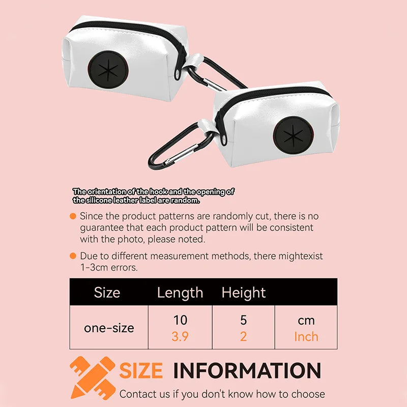 Abstract Fantasy Print Pet Poop Bag Holder Dispenser without Leash and Poop Bag Can Attached Any Dog Leads