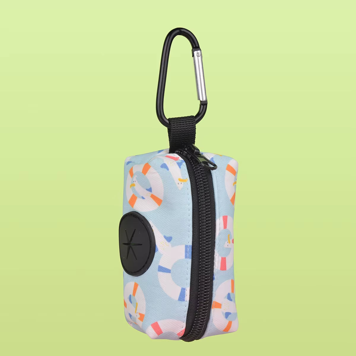 Abstract Fantasy Print Pet Poop Bag Holder Dispenser without Leash and Poop Bag Can Attached Any Dog Leads