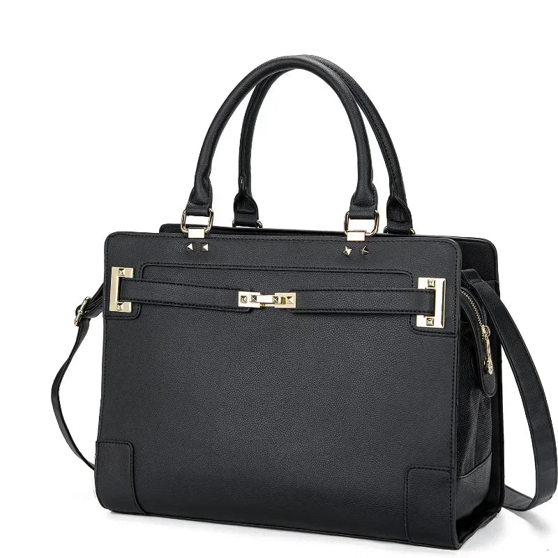 Luxury Soft-Sided Leather Pet Carrier Handbag for Small Dogs and Cats - TSA Airline Approved Pet Bag