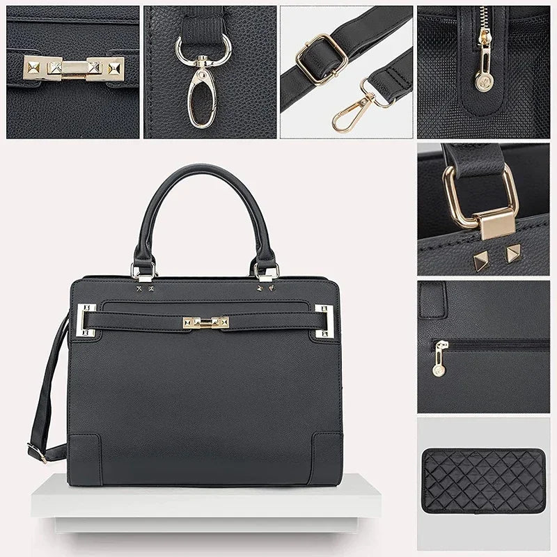 Luxury Soft-Sided Leather Pet Carrier Handbag for Small Dogs and Cats - TSA Airline Approved Pet Bag