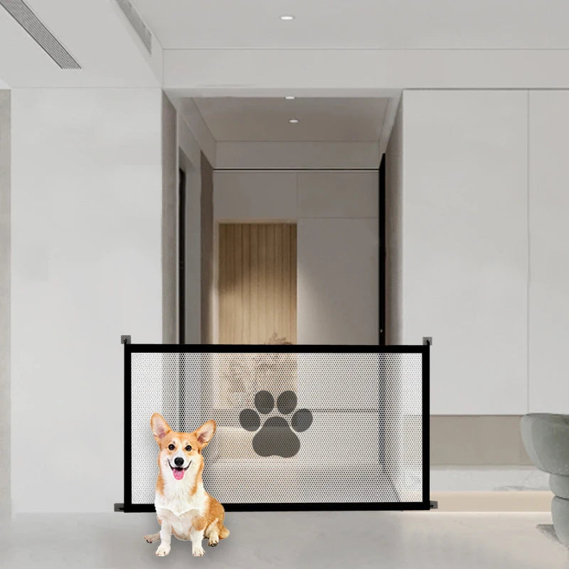 Pet Barrier Fences Portable Folding Breathable Mesh Cat and Dog Safety Fences Pet Supplies to Ensure Pet Safety